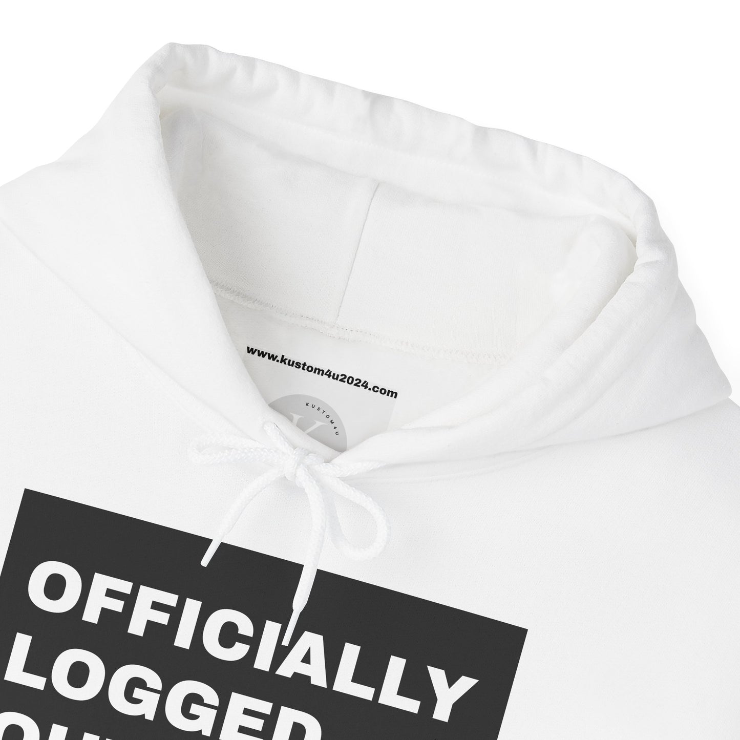 Officially logged out UNISEX HOODIE