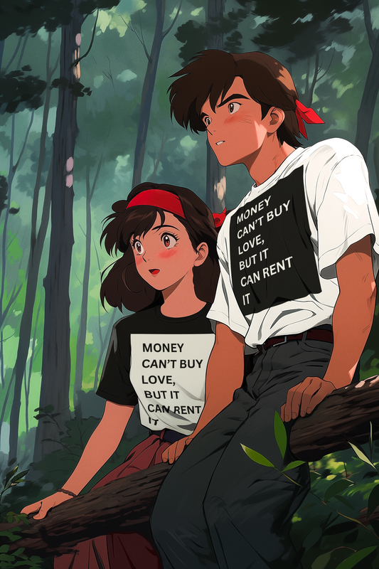 Money can't buy love, but it can rent it UNISEX T-SHIRT