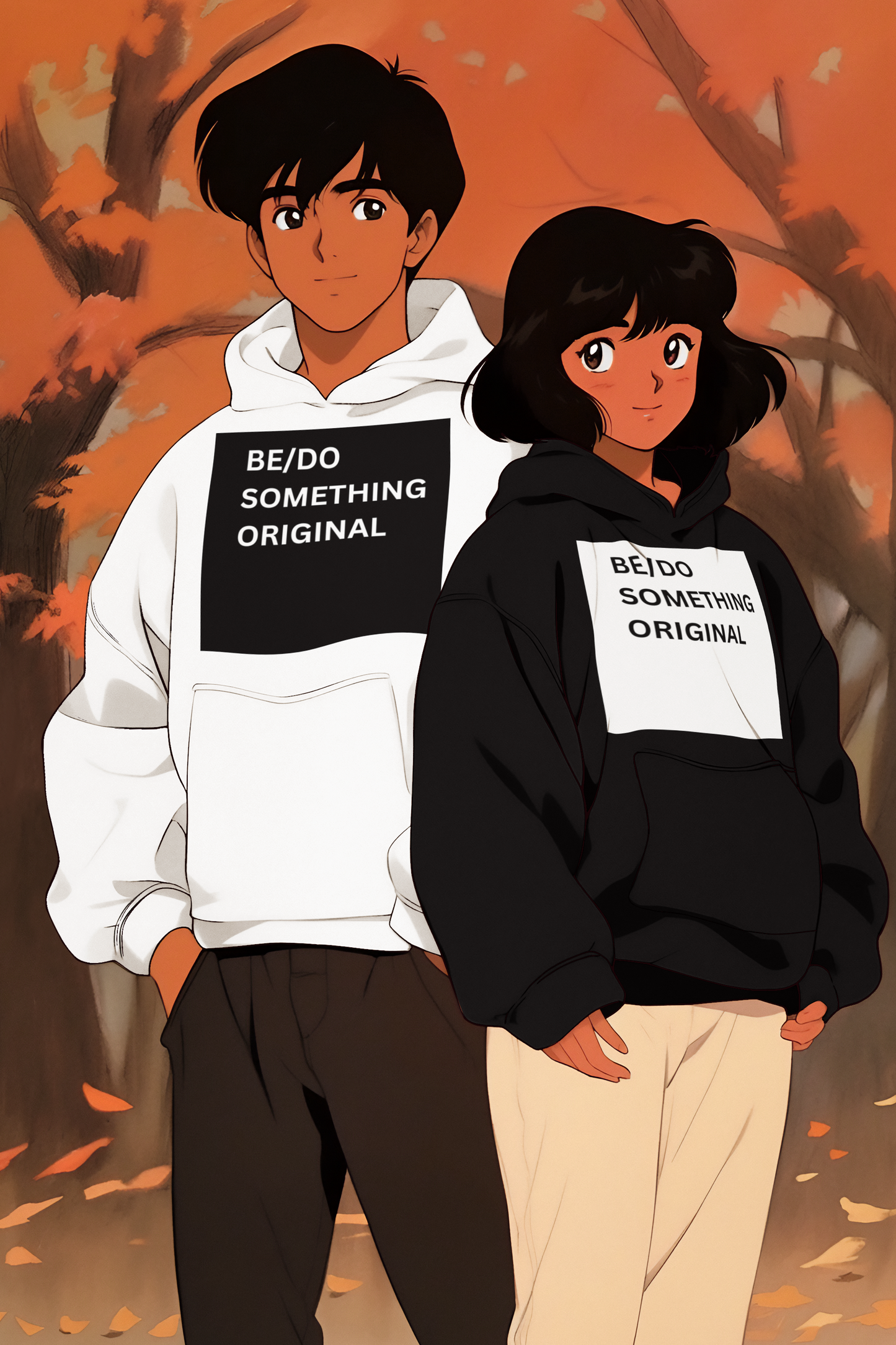 Be/do something original UNISEX HOODIE